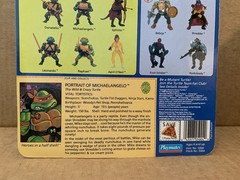 TMNT Michaelangelo Soft Head 10 Back 1988