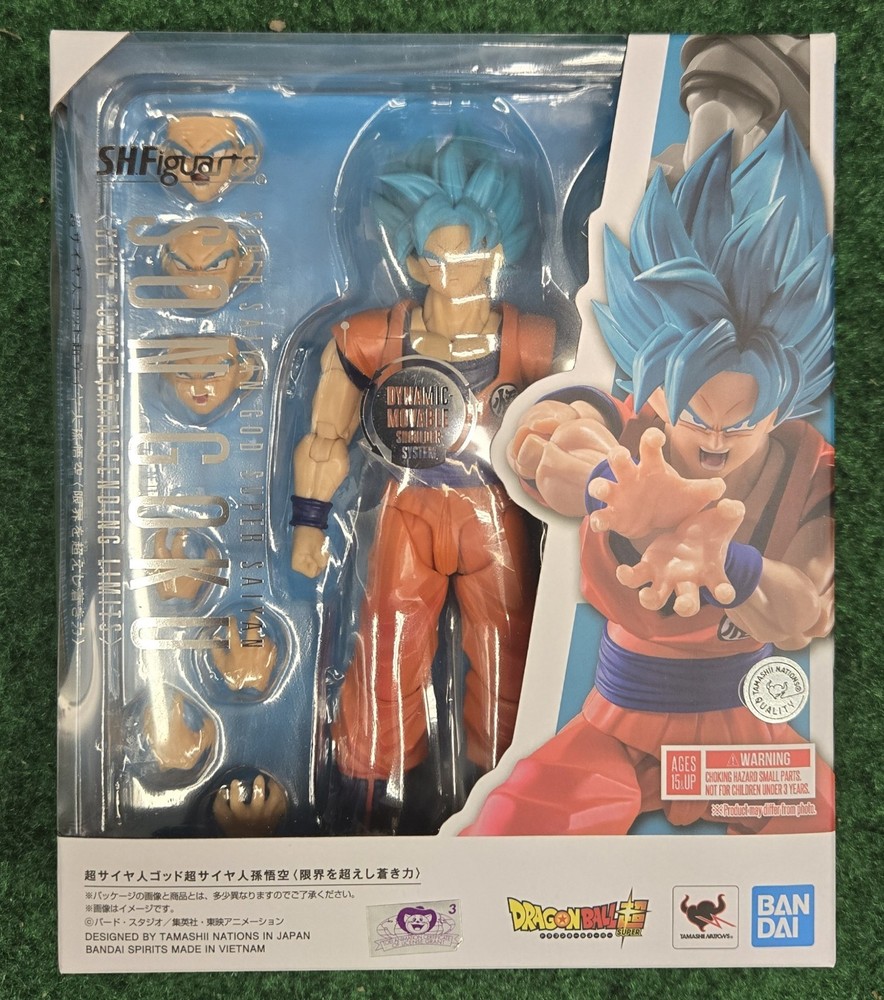 Bandai S.H.Figuarts Goku Blue Power Transcending Limits New Sealed Dragon Ball
