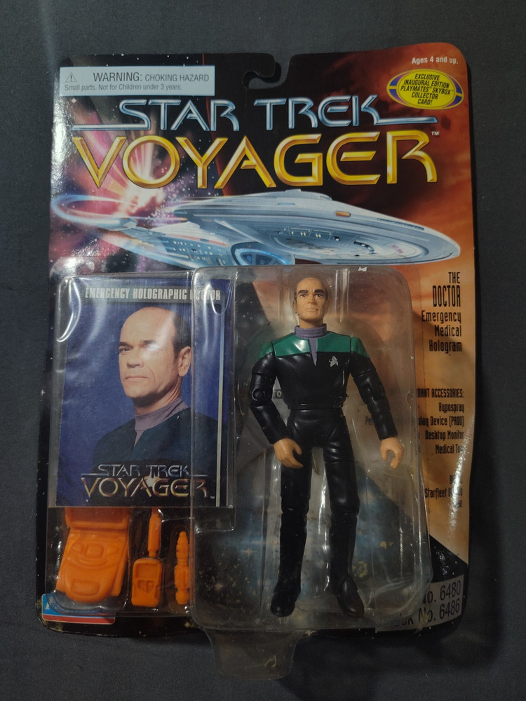 Star Trek Voyager The Doctor Emergency Medical Hologram MOC 1995 Playmates 6486
