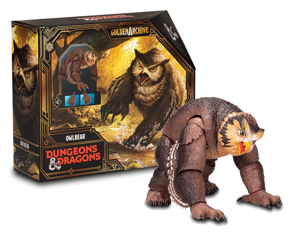 Dungeons & Dragons Owlbear Golden Archive 9″ Figure New in Box