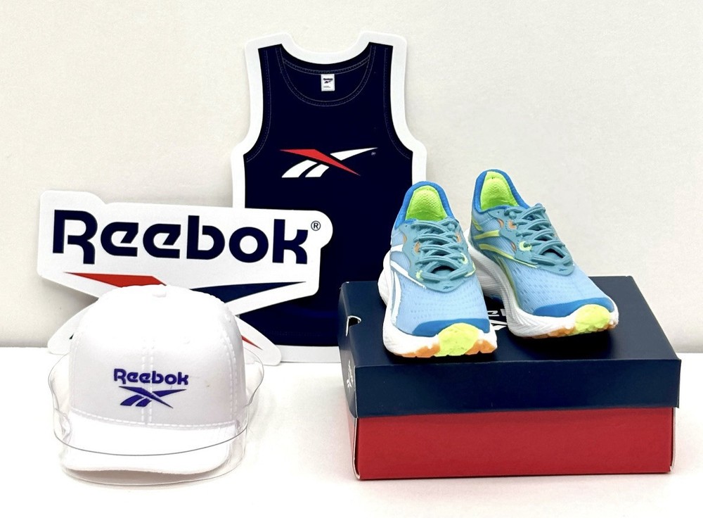 Reebok Neon Color Sneakers Hat Shirt And Logo Stickers Zuru Sneakers Mini Bands