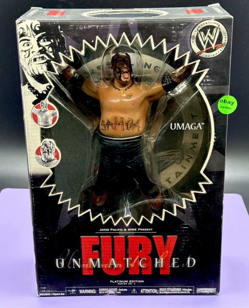 WWE UMAGA Jakks Pacific Unmatched Fury Platinum Edition Series 4