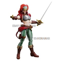 BFS 1/12 Red Sonja Steampunl Lady 6in Action Figure Model Collectible