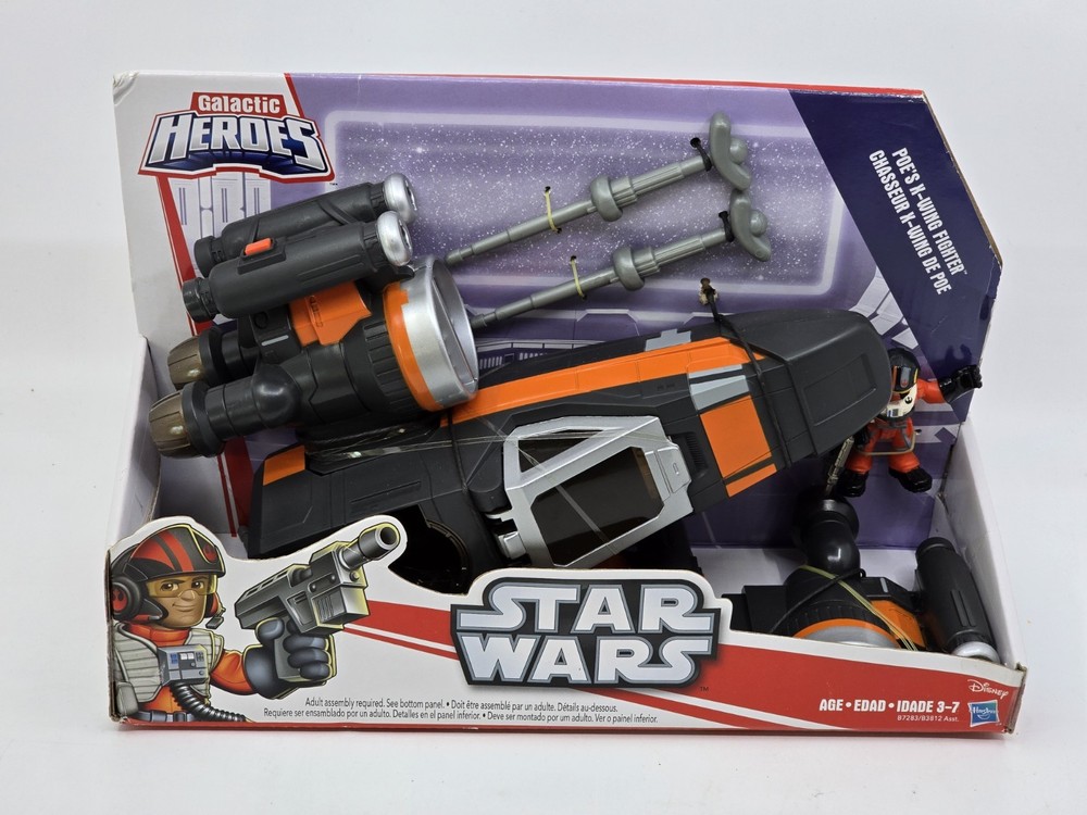 Star Wars Galactic Heroes Poes X-Wing Fighter Hasbro Toy NEW Rebel Alliance