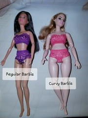 Lace Handmade Lingerie 1/6 Curvy Barbie Doll Kumik Hottoys Bra Panty