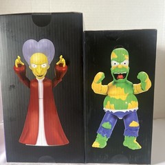 The Simpsons-Furious HOMER Premium Action & Vampire Burns Action Figure 5” New