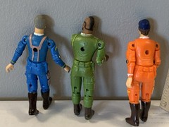 1983 Cannell | A-Team Action Figures Lot | BA, Hannibal Smith, & Mad Murdock