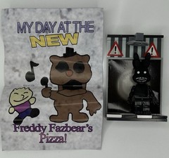 McFarlane FNAF Construction Set: Shadow Bonnie Office Door Set 12681 Complete