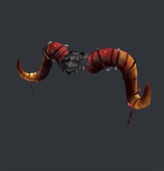 Roblox | Fiery Ram Horns Hat Bonus Chaser WORLDWIDE – Roblox RARE Toy Code