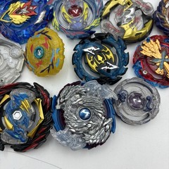 Large 90+ Piece Lot Of Beyblade Spinners, Discs, Launchers, Parts