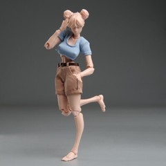 Romankey X COWL 1/12 Female Soldier Figure 6inch Pale Skin Joint Body Model Toys