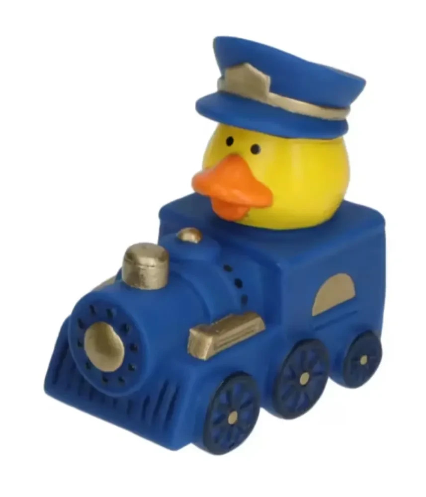 Train Conductor Duck in Engine – Blue Jeep Ducking FAST US Shipper