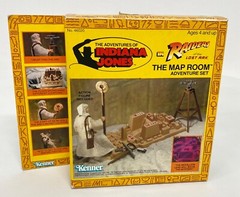 Vintage Indiana Jones Raiders of the Lost Ark Map Room Adventure Set Kenner 1982