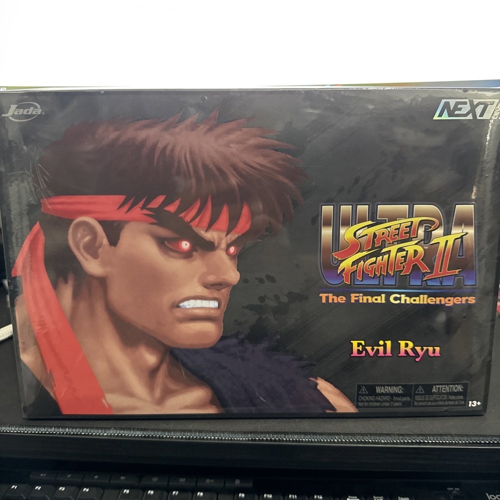 New Stock New Bandi Jada Toys Evil Ryu Player 2 Action Figure New SDCC