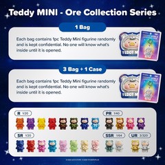 TOP Lulu The Piggy Blind Box – Teddy Mini Ore Collection Series Bags Figurine
