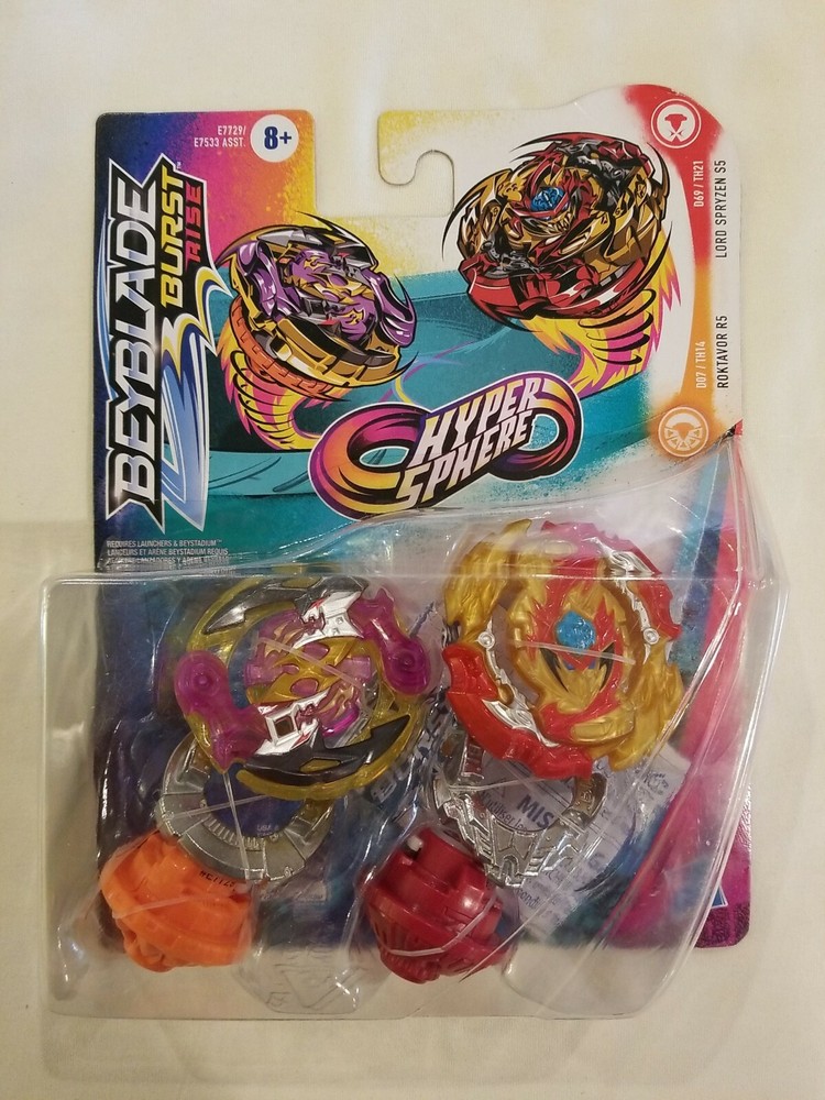 2020 Beyblade Burst Rise Hypersphere Dual Pack Lord Spryzen S5 & Roktavor R5 NEW