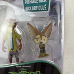 NEW DISNEY NICK & FINNICK – Zootopia 3″ FIGURE 2-Pack POSEABLE Toy