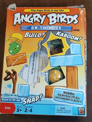 Mattel Angry Birds on Thin Ice Game game Pre-Owned 100% Complete