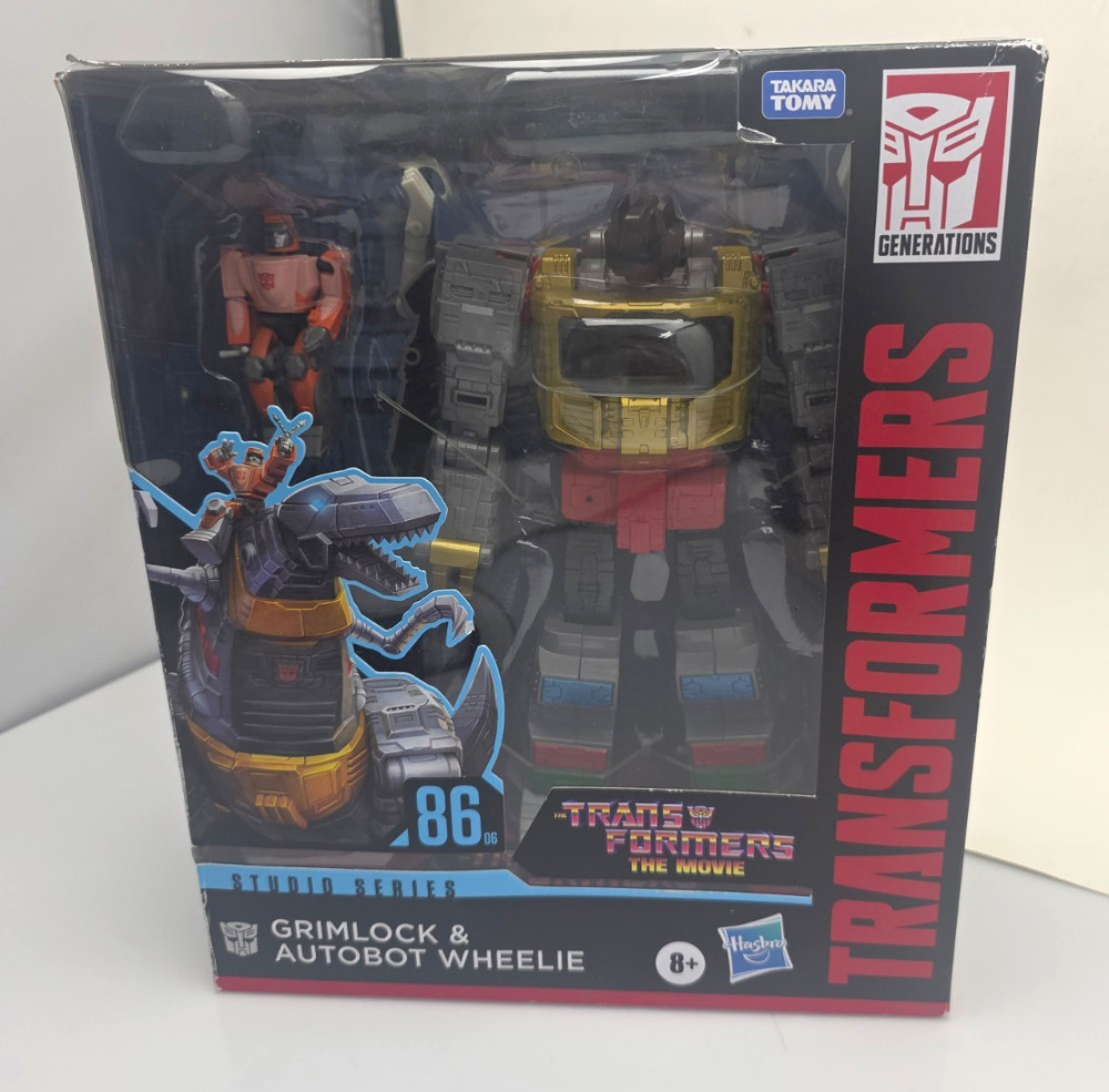 Hasbro Tomy Transformers Studio Series 86 Grimlock & Wheelie 1st Release New 8″