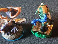 LOT OF 4 Misc. ACTIVISION SKYLANDER ACTION FIGURES