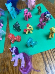 Lot Of 15 My Little Pony Figures Various Sizes Years Generations few Unicorns