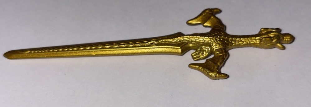 Mystic Knights Of Tir Na Nog Rohan Gold Dragon Sword Weapon blade katana