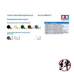 Tamiya 35317 1/35 German 6×4 Truck Krupp Protze Plastic Model Kit