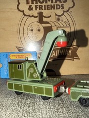 BREAKDOWN TRAIN CRANE ! THOMAS FRIENDS TRAIN Diecast TAKE N PLAY ALONG Card