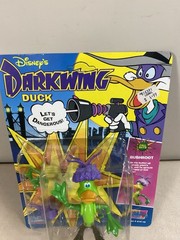 1991 Playmates Disney Darkwing Duck Bushroot Action Figure ~ New on Card