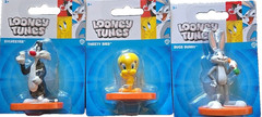 Complete Set Of 3 Looney Tunes Minifigures 2″ – Sylvester • Tweety Bird • Bugs