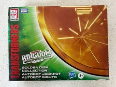 Transformers War For Cybertron Kingdom Golden Disk Autobot Jackpot & Sights