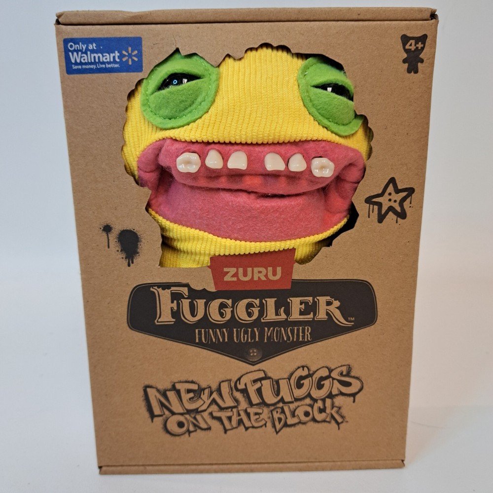 9″ ZURU Fuggler NEW FUGGS ON THE BLOCK Smiley O’Riley Funny Ugly Monster