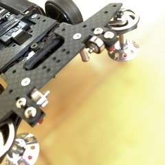 Tamiya Mini 4WD MS Flex Dual Ridge Hyper Dash PRO Motor Carbon Finished