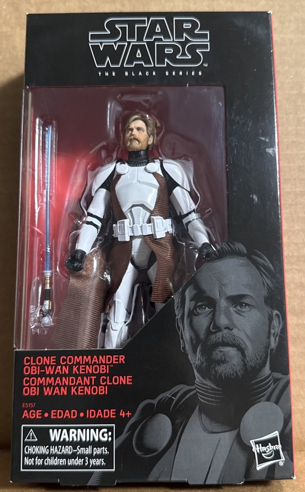 CLONE COMMANDER OBI-WAN KENOBI: Star Wars, The Black Series, NEW, 2018
