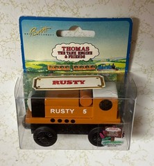 1994 Learning Curve Wood Thomas Train Rusty! New