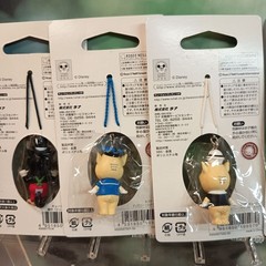 KEWPIE Baby Disney THREE LITTLE PIGS & WOLF 1.5″ Mini Figure KEYCHAIN CHARM Toy