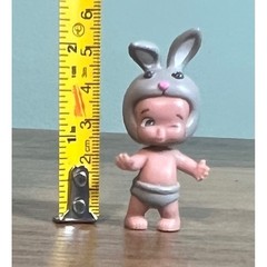 Sonny Angel Animal Series 1 Rabbit Winking Mini Figure Grey Bunny Kewpie Doll