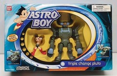 Astro Boy Triple Change Pluto 2.5″ Figure NIB 2004 Bandai Transforms Sky Grand