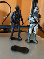 Single Peg 6 inch action figure stands (10) Per Pack