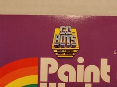 Vintage Go Bots Paint With Water Coloring Book Tonka 1985 NEW