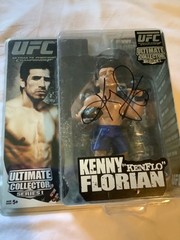 KENNY FLORIAN SIGNED ACTION FIGURE TOY KENFLO UFC MMA MIXED MARTIAL ARTS COA