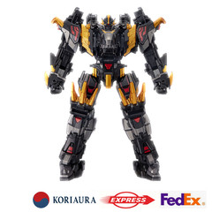 Miniforce Dino Emperor EX and Rex Kaiser Black Edition Transformer Robot 2Set