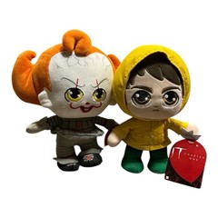 IT Welcome to Derry 8″ PENNYWISE & GEORGIE Plush Horror Dolls