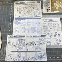 Vintage • G.I. Joe BLUEPRINTS / INSTRUCTIONS LOT (28 pcs) • Combat jet, Etc.