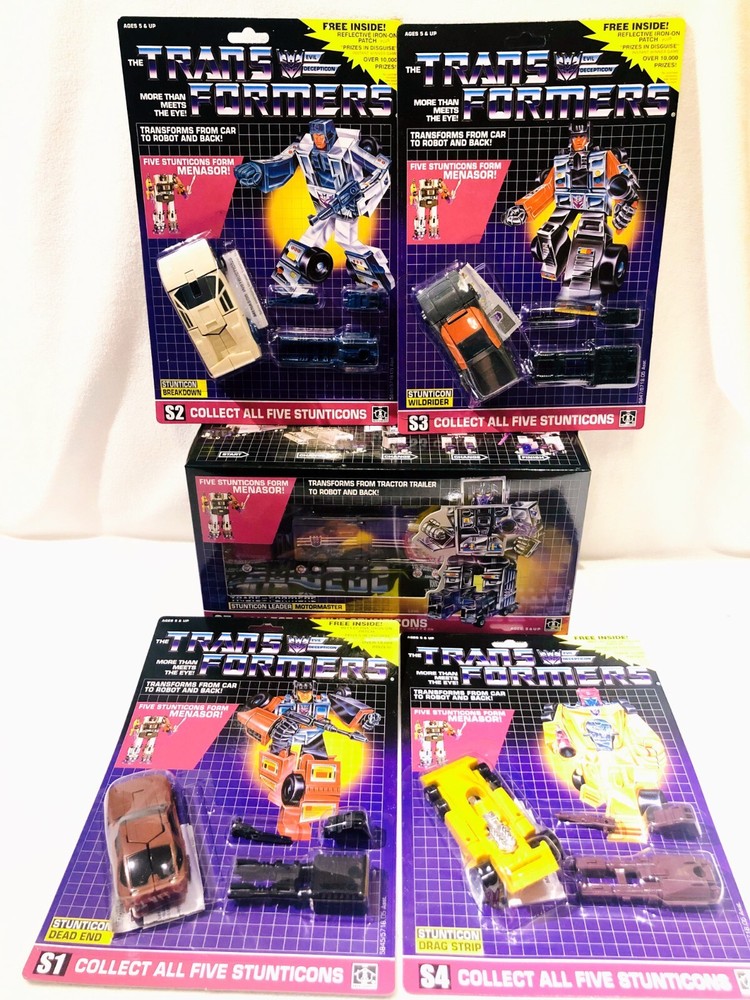 TRANSFORM G1 Reissue Carded Stunticon Menasor Brand New Free Shipping