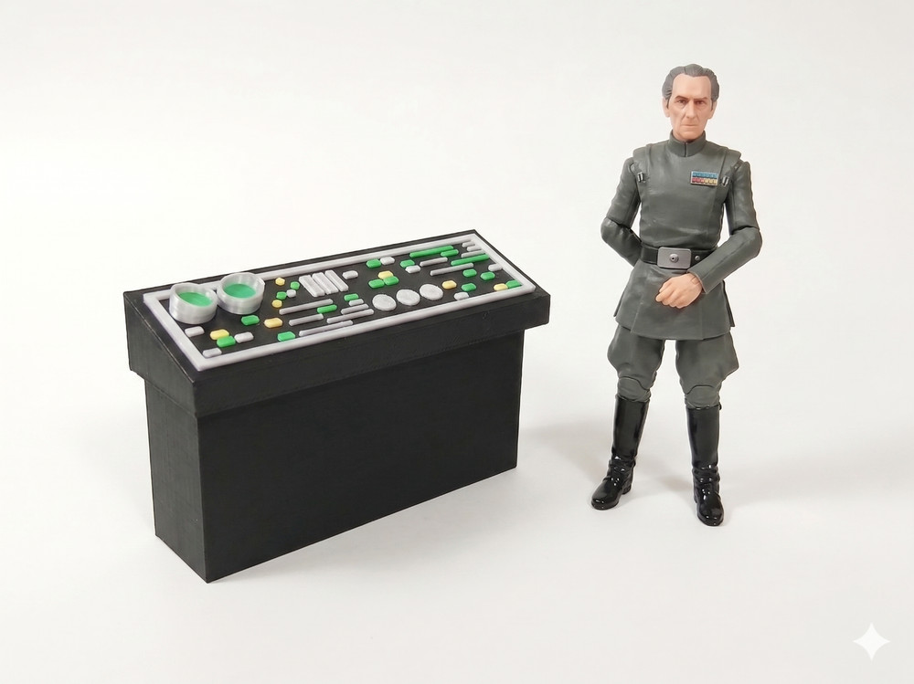 Sci Fi Computer Console for 1:12 scale 6″ Figure Diorama STAR WARS GI JOE sci fi