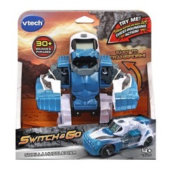 Transforming Gorilla Muscle Car with Sounds and LCD Eyes Ages 4 and Up