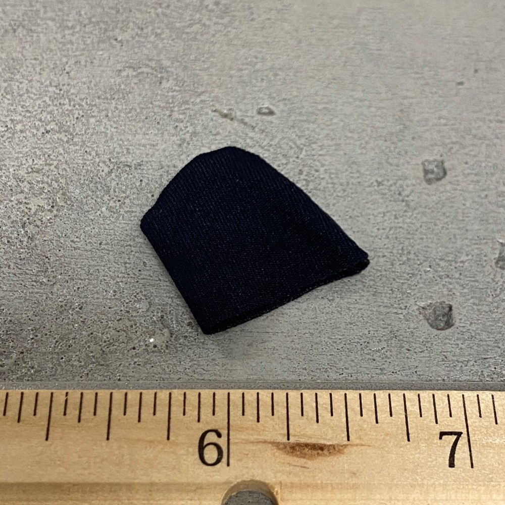 NOX-BNE: 1/12 scale Black Beanies for 6″ ~ 7″ Action figures, No Tracking #