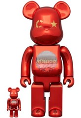 MEDICOM TOY BE@RBRICK atmos × Clottee 100％ & 400％ Action Figure 2023 JAPAN