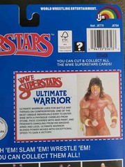 TARGET WWE WWF LJN BLUE CARD ULTIMATE WARRIOR ACTION FIGURE NEW